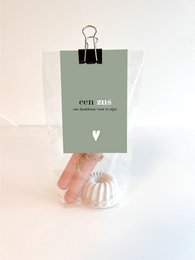Candelabro con sacchetto regalo - una sorella