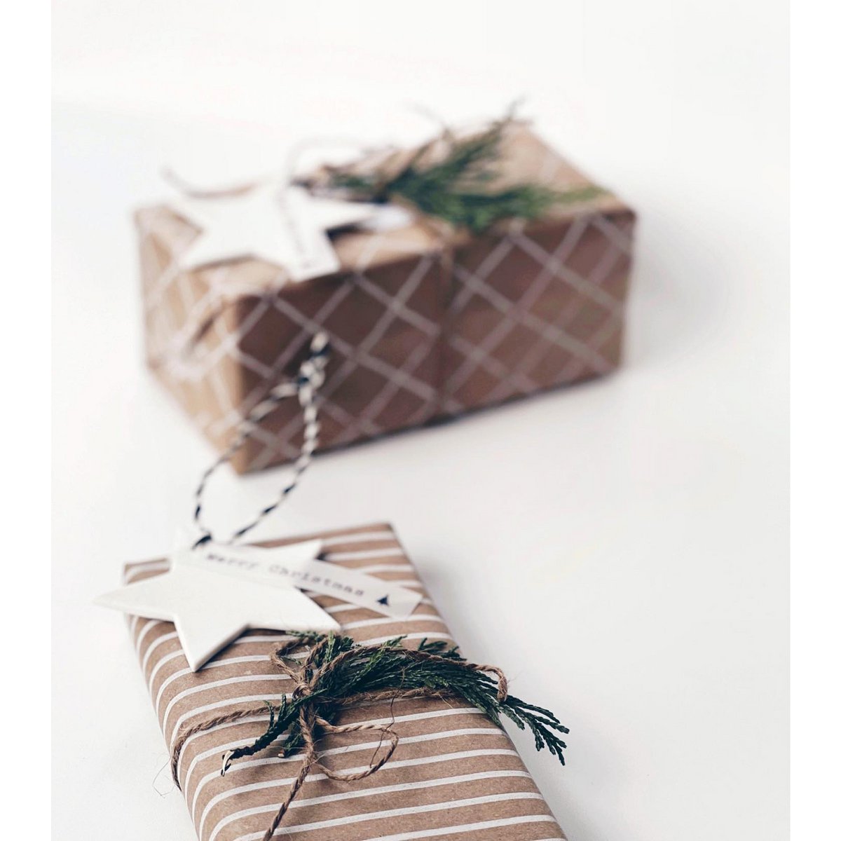 Geschenkanhänger Porzellanstern (VE=5)