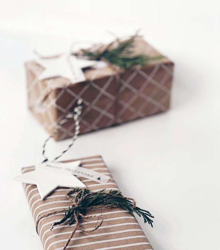Geschenkanhänger Porzellanstern (VE=5)