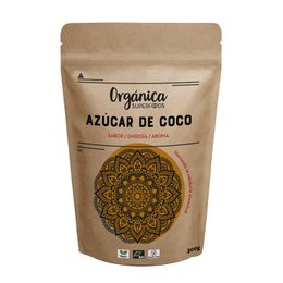Organic coconut sugar, 300g. Natural sweetener made from coconut palm sap. Unrefined, low glycemic index.