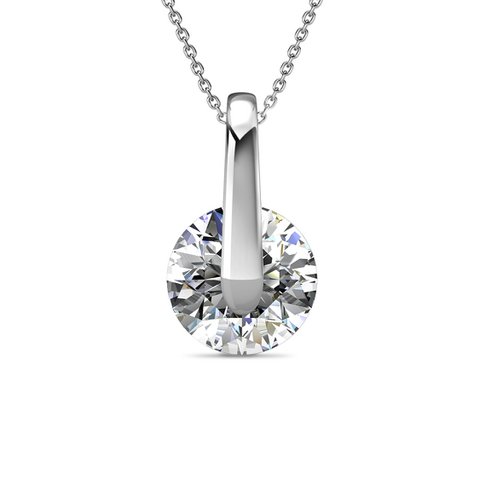 Pendentifs Classy - ArgentÃ© et Cristal