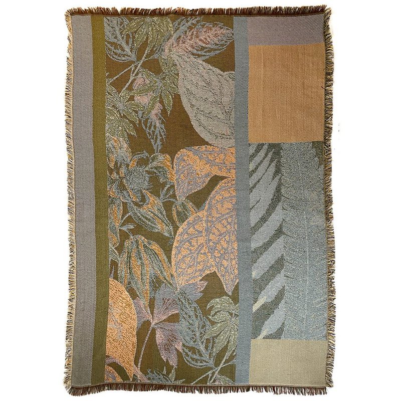 Couverture Bicnonia NIN-NIT | plaid | couverture tissée | 160 x 220 cm
