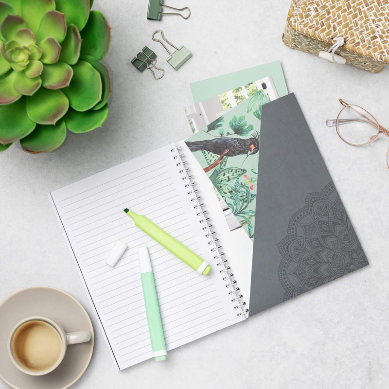 A5 dagplanner 'Mandala' planboekje met ringband