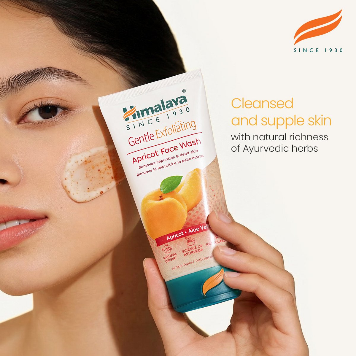 Himalaya Gentle Exfoliating Apricot Face Wash - 150ml