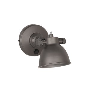 Hazer Wall Lamp Arc - Burnt Steel - Metal - M 11 x 14 x 22 cm