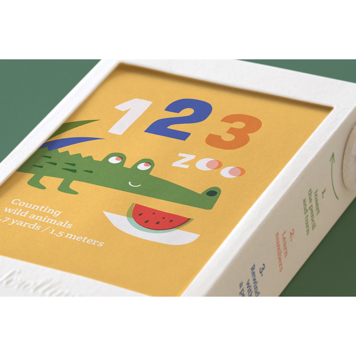 Libro de aprendizaje para niños - Scrollino 123 ZOO