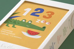Libro de aprendizaje para niños - Scrollino 123 ZOO