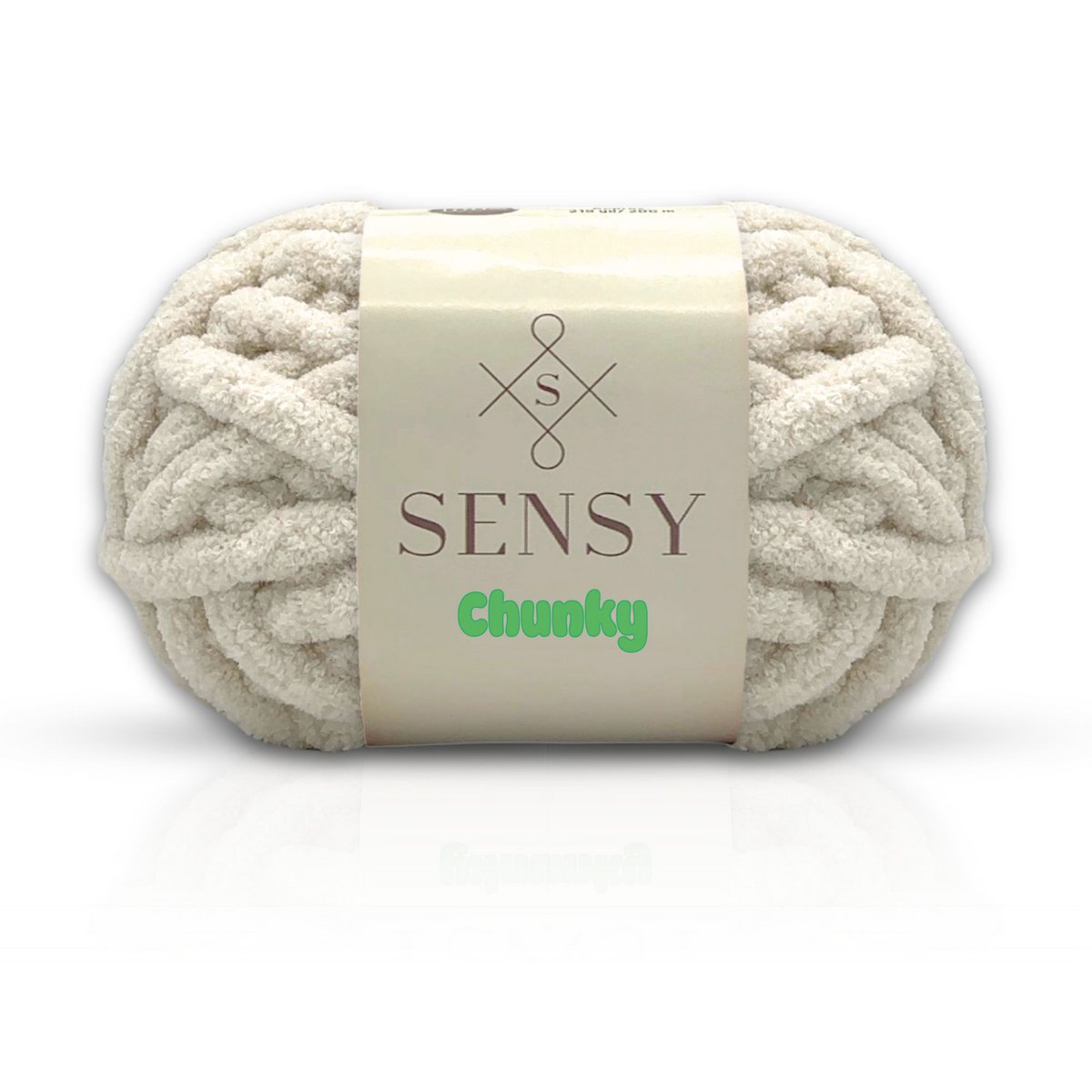 Sensy Chunky Yarn, Blanket Yarn, 7 oz, 28 Yards, Gauge 7 Jumbo