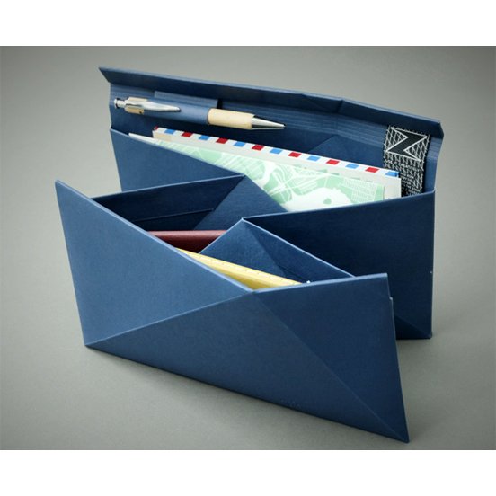 Cellulose fiber travel document holder organizer