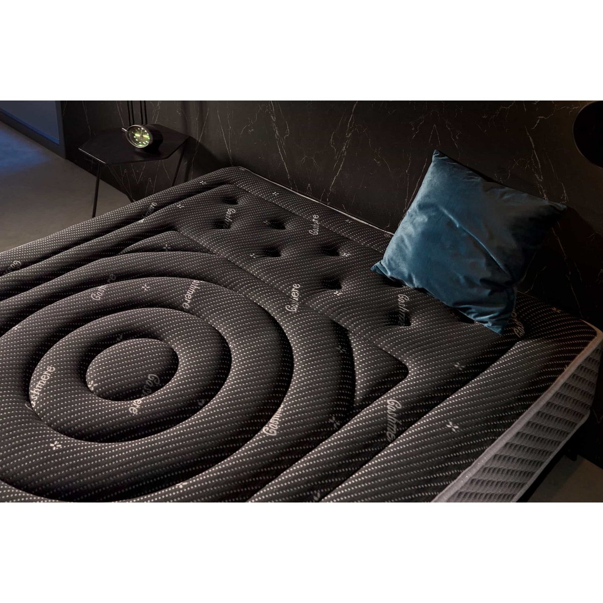 Premium zwarte multizOne viscosoft matras -zwart - Dikte: 27 cm - Moonia