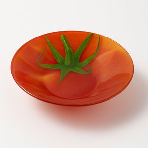 Decorative Bowl ARIA FRESH Red 18x18x4.5cm