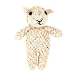 Cordero Luna-Leena Dolly cuddle off white - algodón orgánico - 0+ - hecho a mano en Nepal