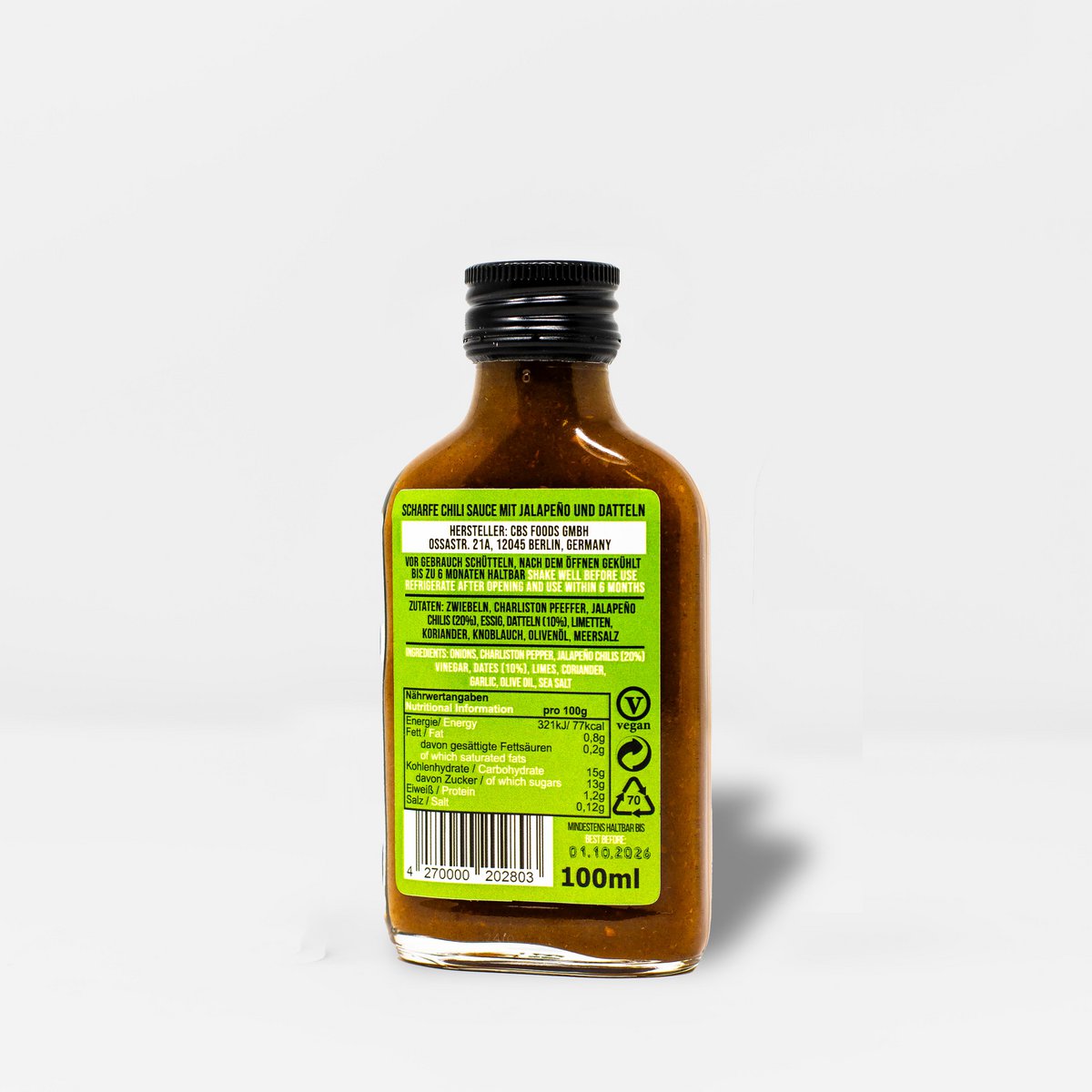 Salsa piccante Crazy Bastard - (7x 100 ml da leggera a molto piccante)