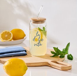 Trinkglas "la dolce vita" 500ml FSC 100%