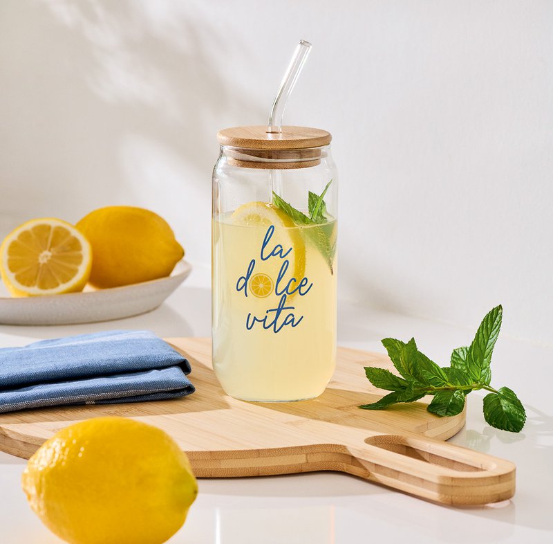 Trinkglas "la dolce vita" 500ml FSC 100%