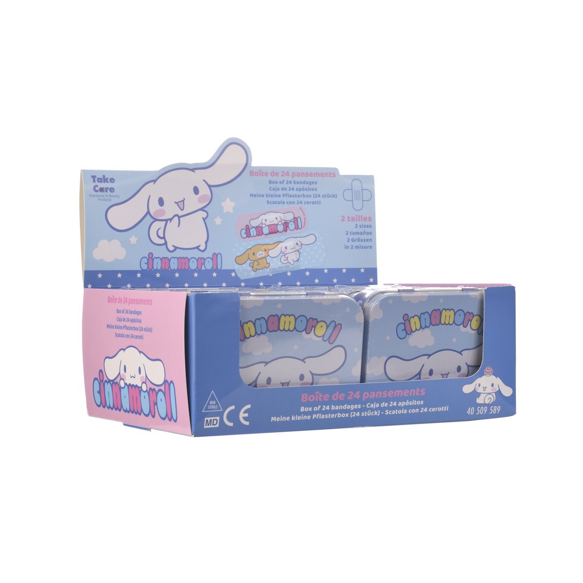 Cinnamoroll - Metallbox mit Pflastern (24 Pflaster)