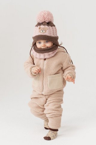 LEO BEIGE pluche kinderjasje