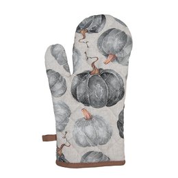 Ovenwant 18x30 cm gray cotton pumpkin