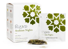 Arabian Nights (Mint Green Tea) - 15 Pyramid Box