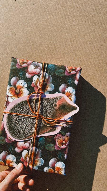 Indpakningspapir blomster