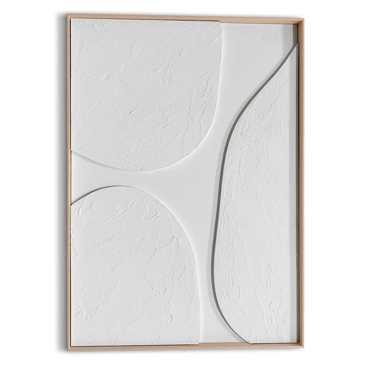 Schilderij 3D Art Reliëf Art Stille Vormen 70x50