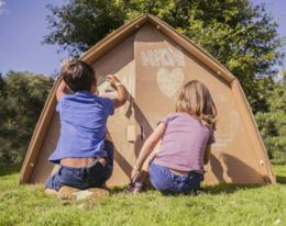 Kartonnen Tent voor kinderen - de KarTent Junior