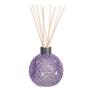 Empty Diffuser Jar - Diffuser & 50 Rattan Reeds - Purple