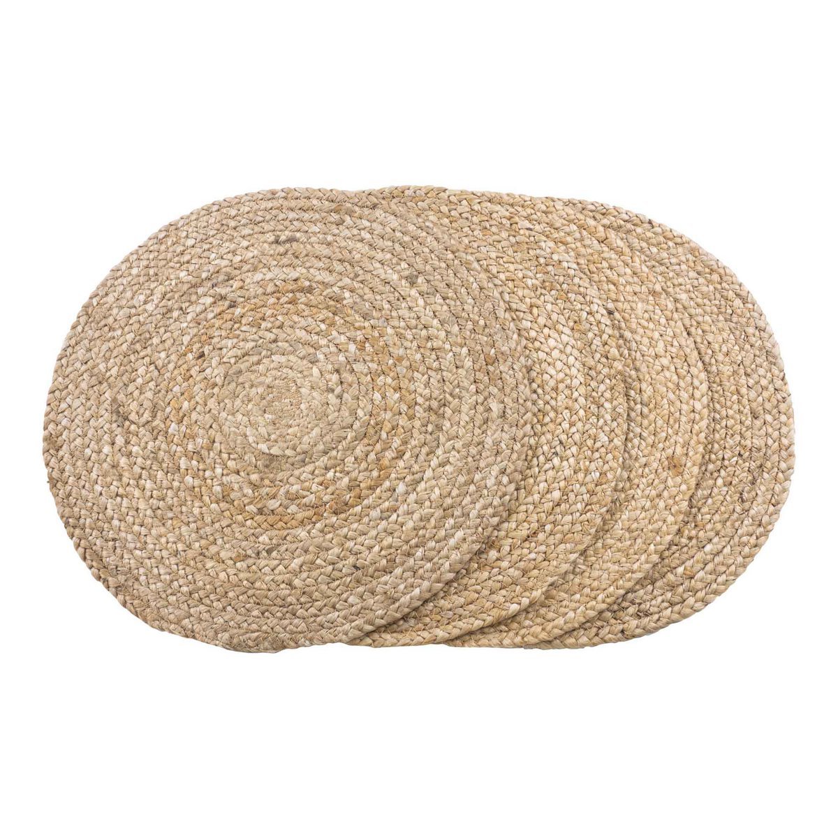 Bombay Placemat - Natural, Jute, Ø38cm - Set of 4