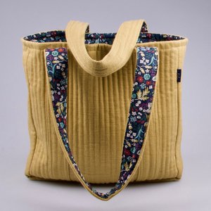 Tragetasche (M) - dunkeloliv aus Bio-Baumwolle