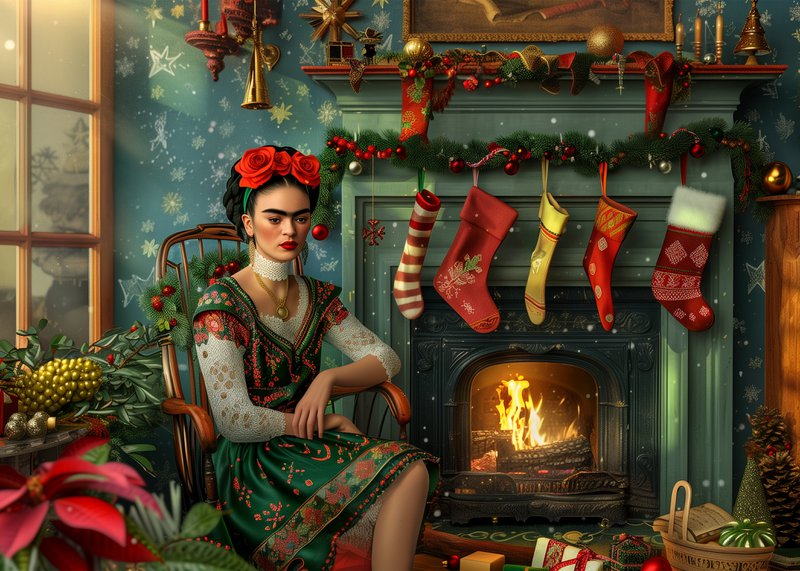 FRIDA KOHLO: COSY CHRISTRASS FIRST | Card Froppresies