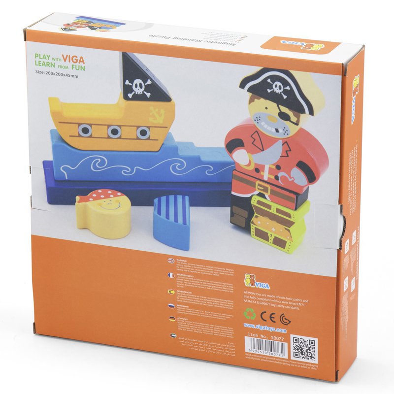 Magnetic 3D Puzzle - Pirate