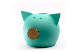 Handgefertigtes Tafel-Sparschwein aus Keramik – The Chalk Collection