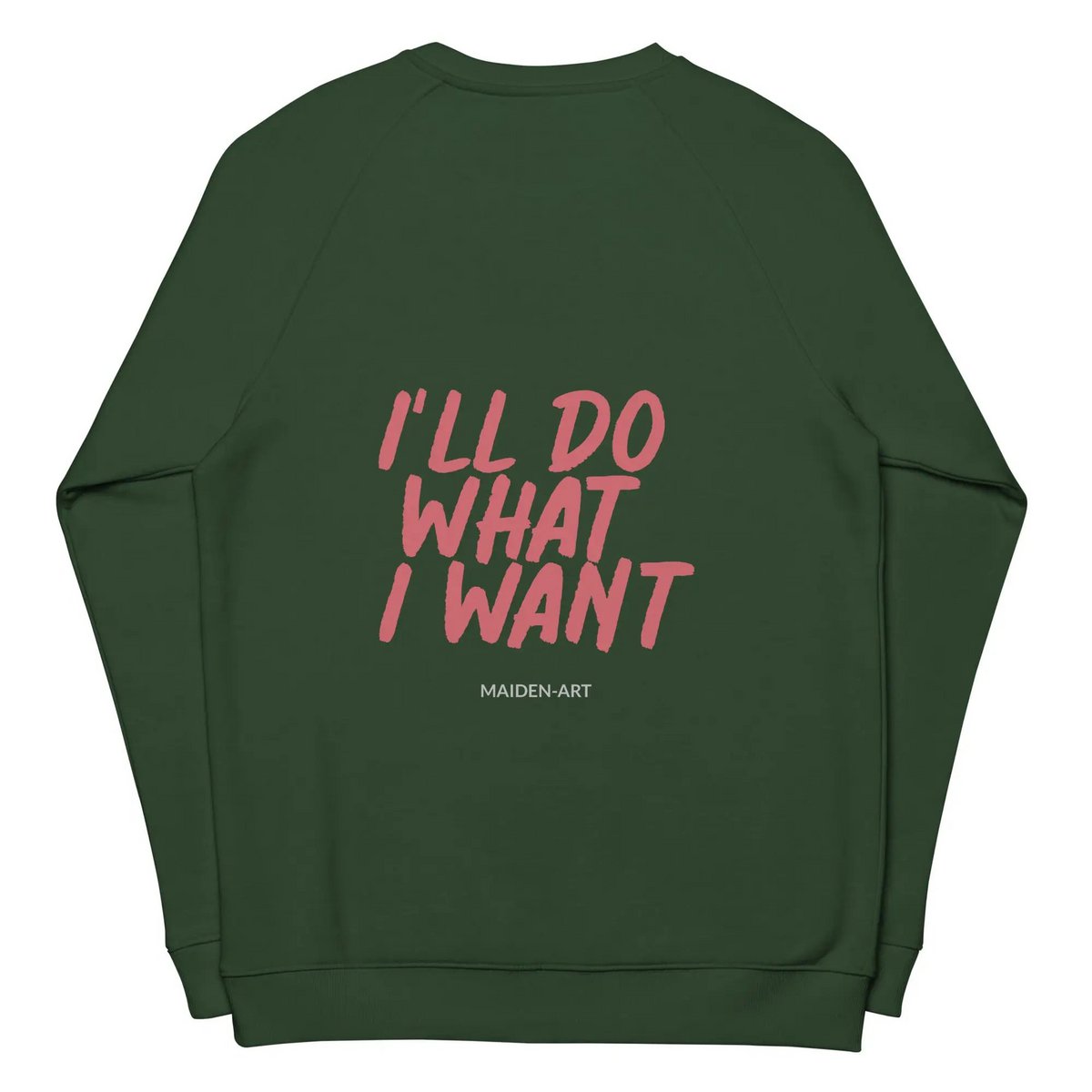 Rebel Girl Unisex Bio-Raglan-Sweatshirt Bio-Kleidung mit STICKEREI