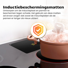 Induction protectors - black, premium quality