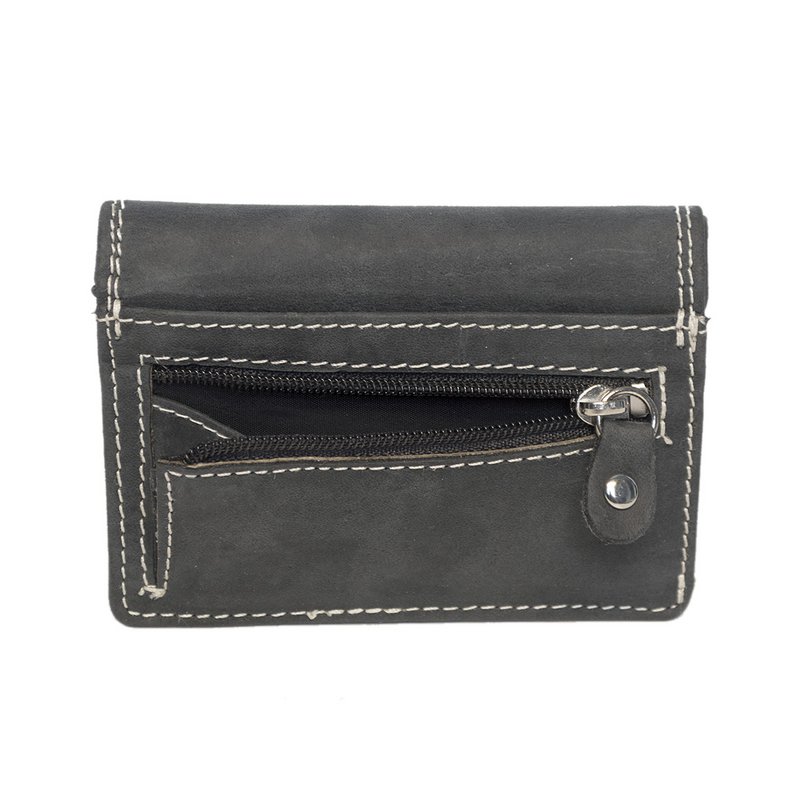 Cartera Mujer Mini Buffalo Leather - Cartera Mujer Extra Pequeña En 3 Colores Buffalo Leather