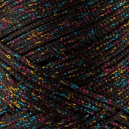 Sensy Premium 2mm Multi Sparkle - Cordón de macramé 90% polipropileno / 10% poliéster de 251 yardas