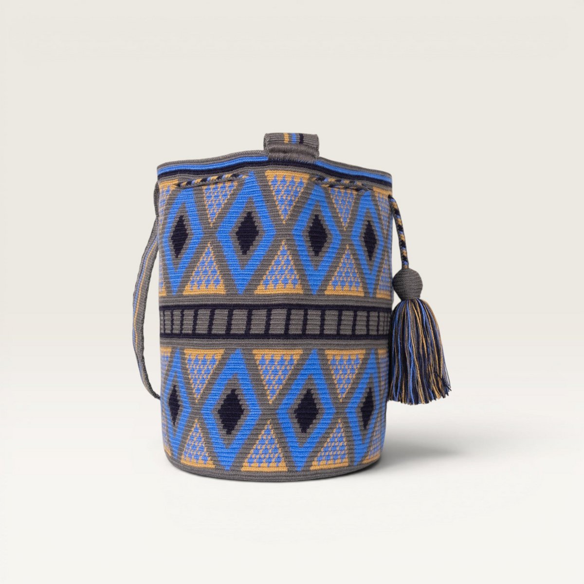 Geometric crossbody L | Lapis