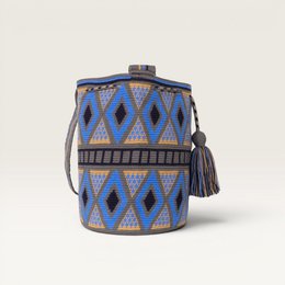 Geometric crossbody L | Lapis