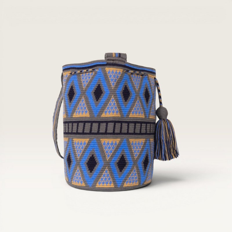 Geometric crossbody L | Lapis