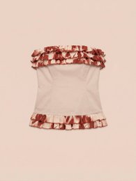 Rød Noctis Flower Print Top