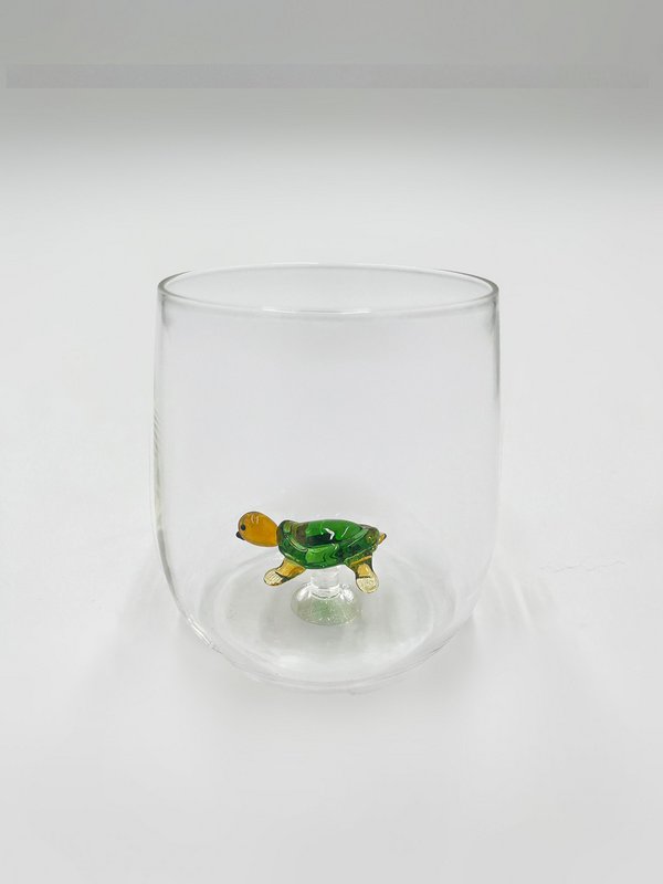 Vandglas 3D-skildpadde