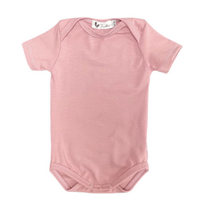 Kurzarm-Strampler persisch rosa 50/56