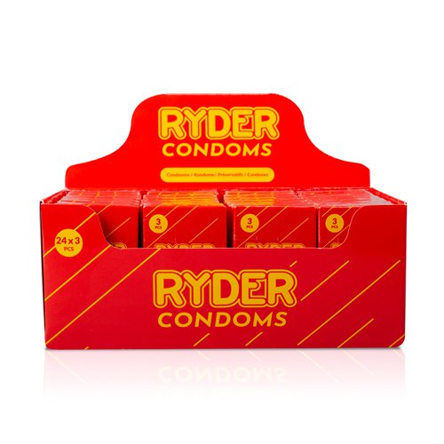 Ryder kondomer - 24 x 3 stk