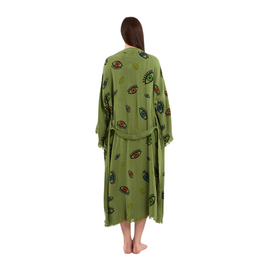 Evil Eye Bathrobe - Shawl Neck