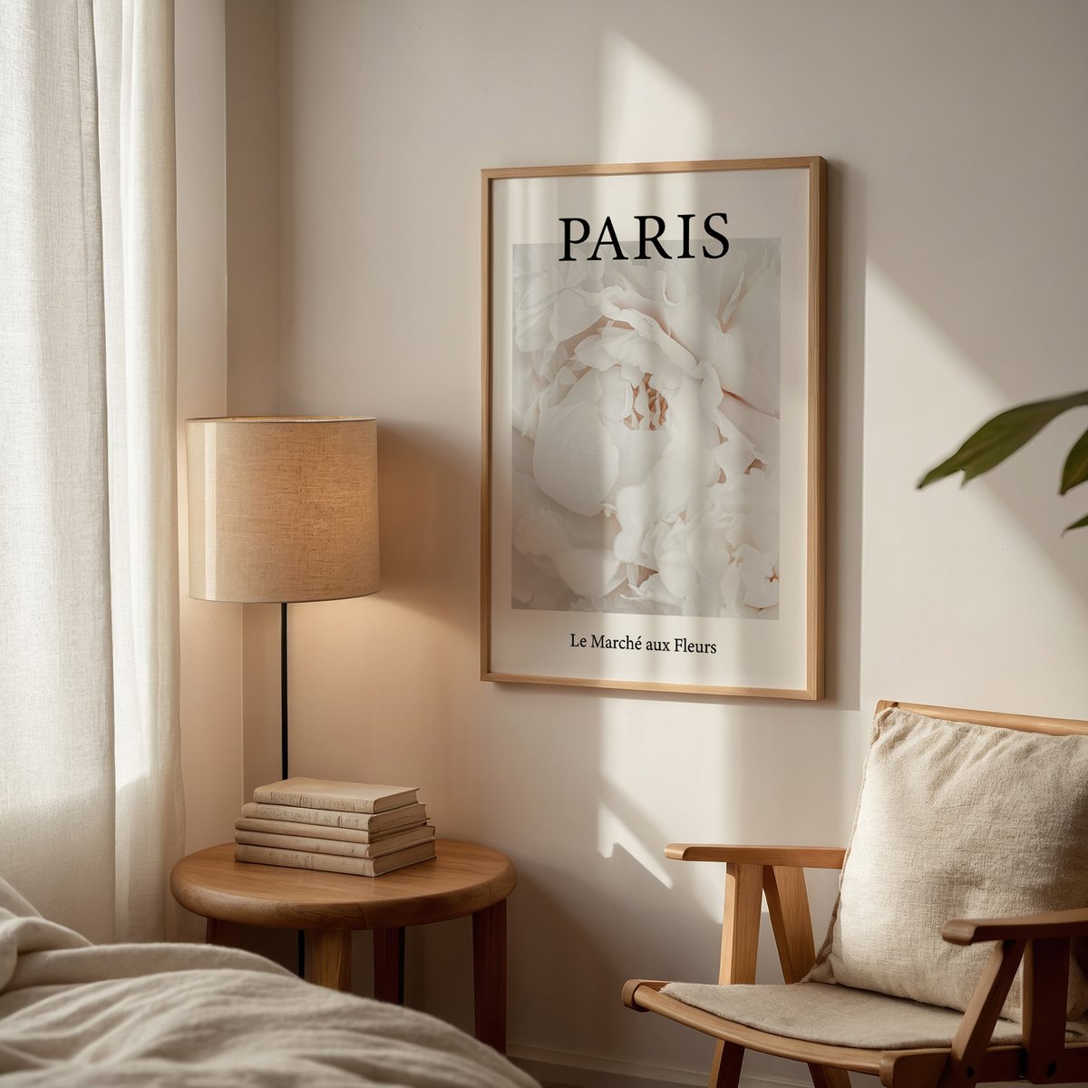 Poster: Paris - Le Marché aux Fleurs