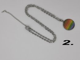 %231187 rainbow pride halskæde sæt