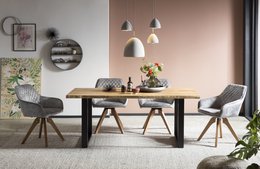 Fauteuil vintage fluweel velours, grijs