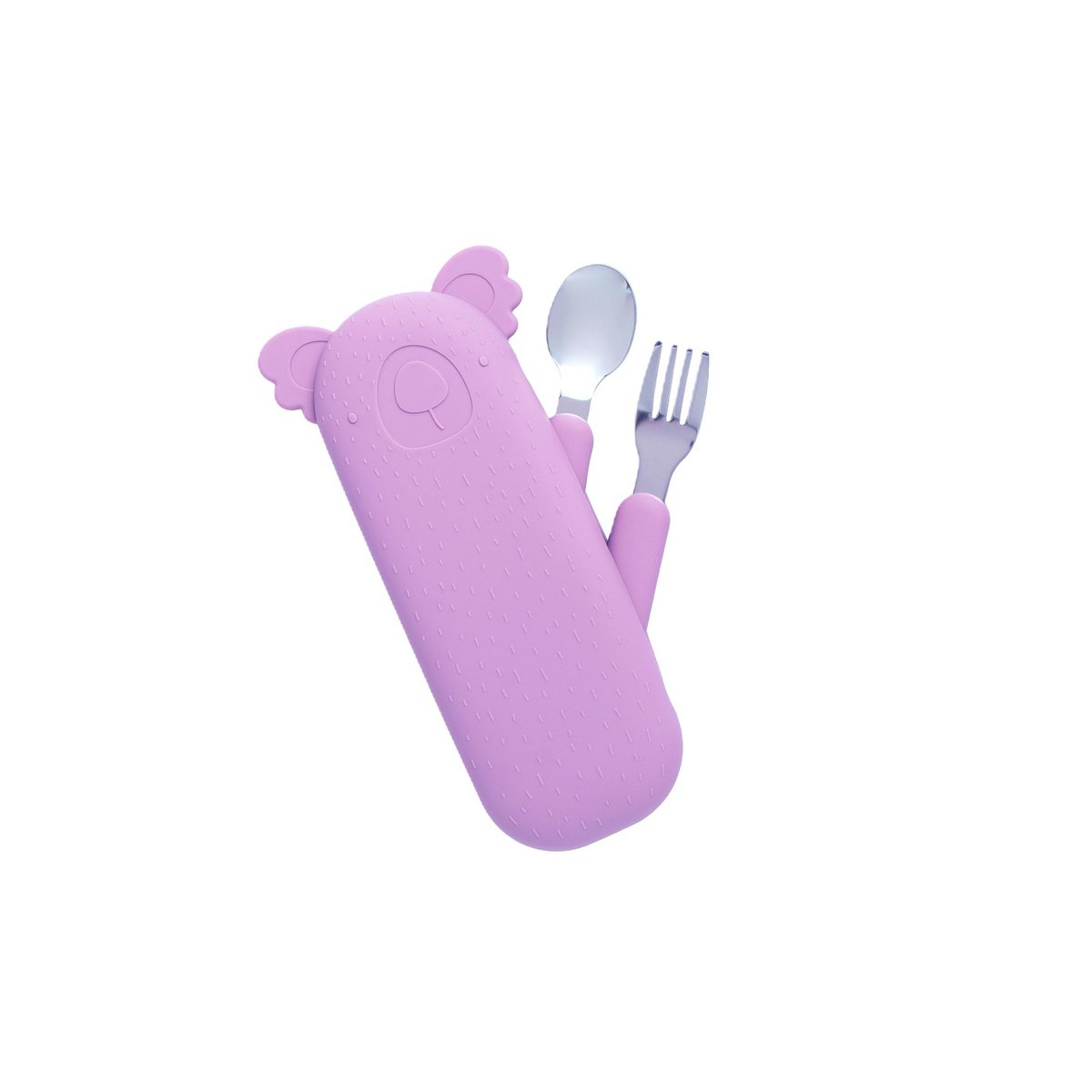 Bestekset en koffer Zoe de Koala Lila