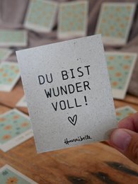 Emaillebecher Lieb Dich mint