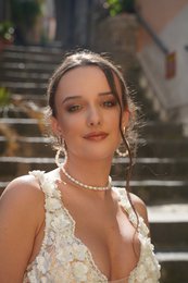 Aire - Drop earrings with river pearls